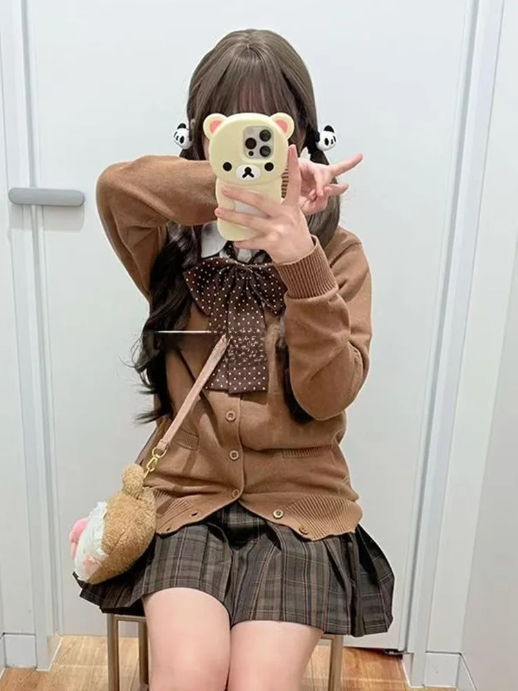 Оригинальный комплект в стиле карамельный круассан: японский стиль JK, осенне-зимний комплект, юбка в клетку, длинный свитер, стиль колледж, мягкий и нежный стиль для девушек
Оригинальный комплект в стиле карамельный круассан: японский стиль JK, осенне-зимний комплект, юбка в клетку, длинный свитер, стиль колледж, мягкий и нежный стиль для девушек