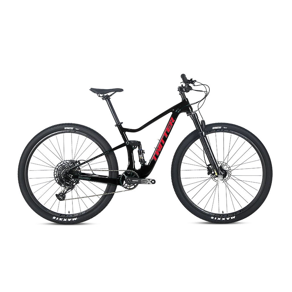 TWITTER NX-12speed bicycle full suspension27.5/29inch bicycle mountain bike double disc brake carbon fiber mountain biketwitter
TWITTER NX-12speed bicycle full suspension27.5/29inch bicycle mountain bike double disc brake carbon fiber mountain biketwitter