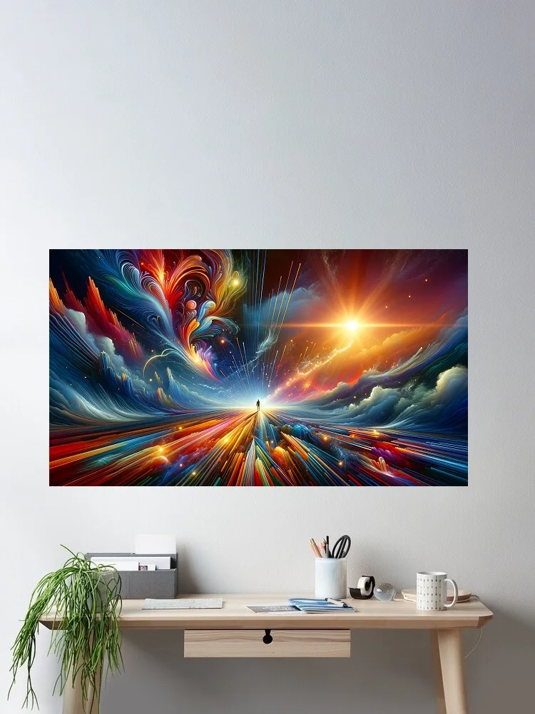 Journey of Inspiration Art Print Canvas Poster, Living Room Decor, Home Wall Picture
Journey of Inspiration Art Print Canvas Poster, Living Room Decor, Home Wall Picture