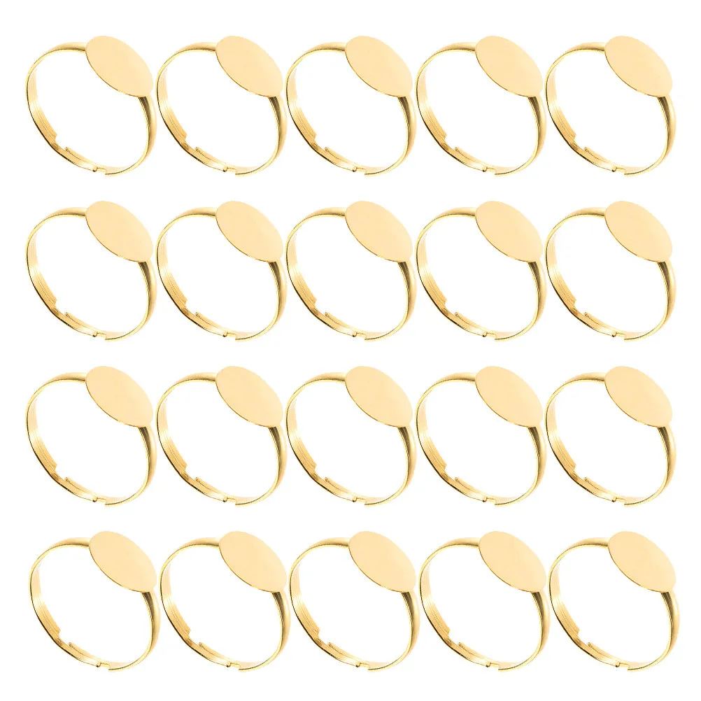 50Pcs Flat Round 10mm Pad Adjustable Ring Bases Blank Settings DIY Jewelry Making Components Craft Supplies Empty Bezel Ring
50Pcs Flat Round 10mm Pad Adjustable Ring Bases Blank Settings DIY Jewelry Making Components Craft Supplies Empty Bezel Ring