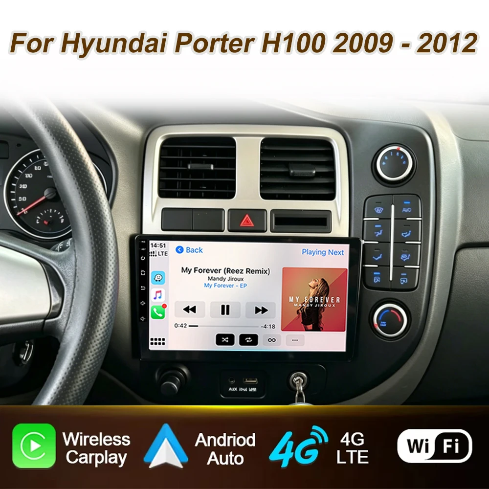 Car Radio For Hyundai Porter H100 2009 - 2012 Android 16 Carplay Stereo Multimedia Player 4G Wifi GPS Screen 8 Core No 2din DVD
Car Radio For Hyundai Porter H100 2009 - 2012 Android 16 Carplay Stereo Multimedia Player 4G Wifi GPS Screen 8 Core No 2din DVD
