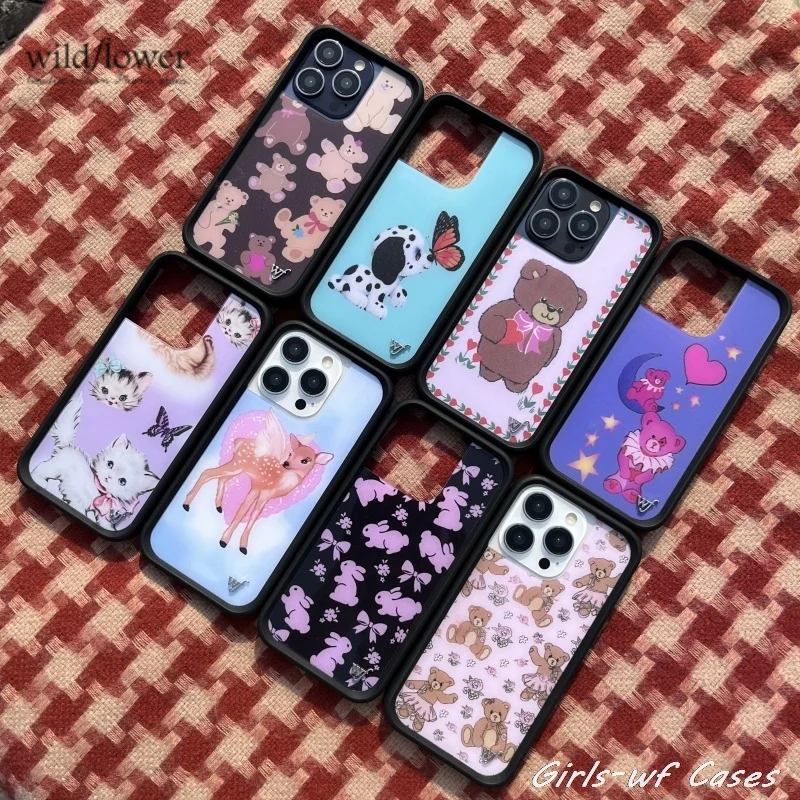 Wildflower ins Bear fawn Girls skirt Phone Case for iPhone 12 13 14 15 16 17 Pro Max Plus Air wf Cute Cartoon Cat Cover Cases
Wildflower ins Bear fawn Girls skirt Phone Case for iPhone 12 13 14 15 16 17 Pro Max Plus Air wf Cute Cartoon Cat Cover Cases