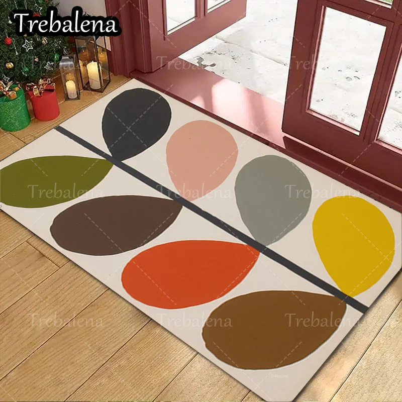 1pc Welcome Door Mat Colorful Abstract Oval Pattern Doormat for Home Entrance Decor
1pc Welcome Door Mat Colorful Abstract Oval Pattern Doormat for Home Entrance Decor