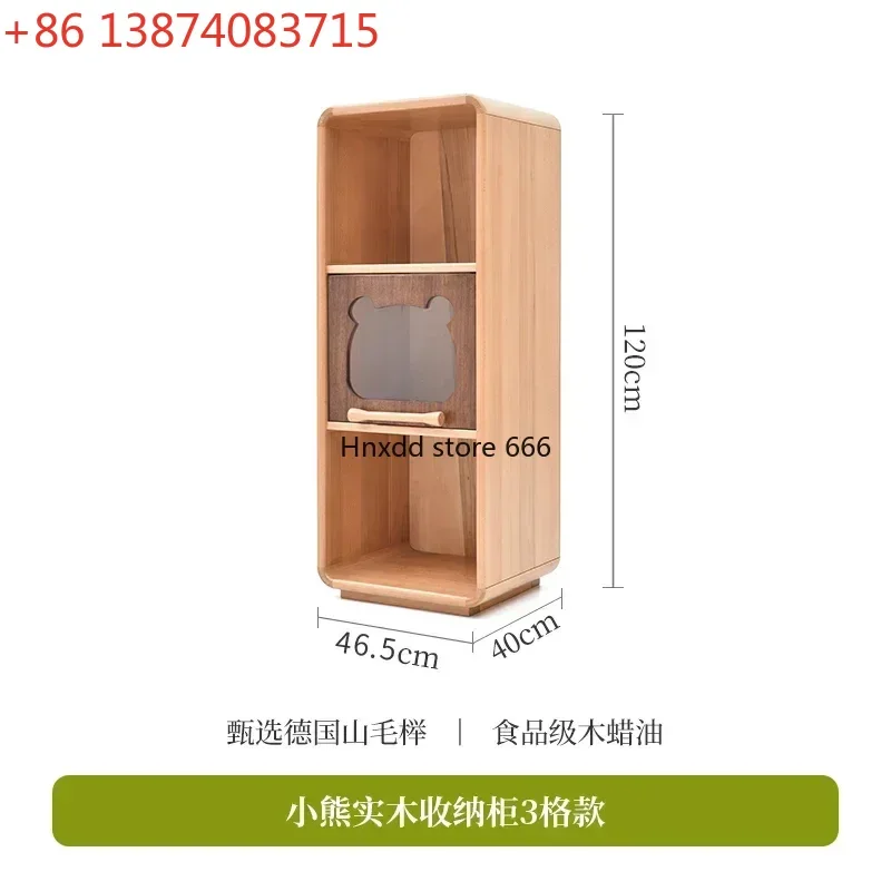 Solid Wood Children's Bookcase Modern Minimalist Bookshelf Floor Storage Rack Household Toy Storage Cabinet 1
Solid Wood Children's Bookcase Modern Minimalist Bookshelf Floor Storage Rack Household Toy Storage Cabinet 1