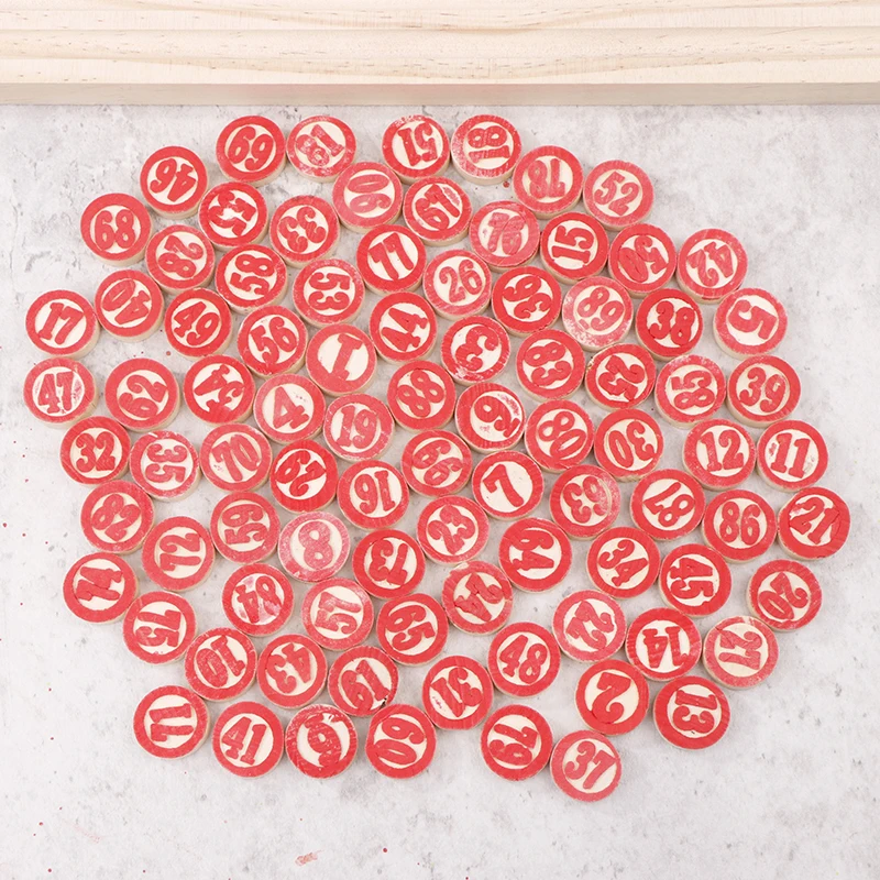 New 90pcs Deluxe Wooden Replacement Plates For Exciting Bingo Lotto Numbers Game - Ideal Gaming Gift For Friends Family
New 90pcs Deluxe Wooden Replacement Plates For Exciting Bingo Lotto Numbers Game - Ideal Gaming Gift For Friends Family