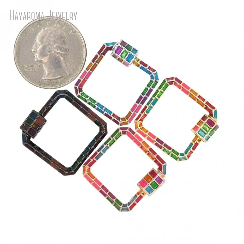 2Pcs Square Colors Metal & Hooks Enamel Wholesale Screw Copper Accessory Clasps FC30565
2Pcs Square Colors Metal & Hooks Enamel Wholesale Screw Copper Accessory Clasps FC30565