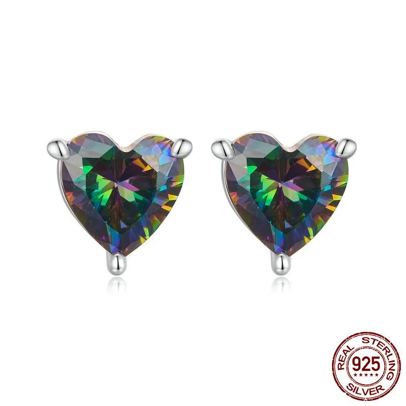Ailodo Real 925 Sterling Silver Glass Heart Stud Earrings For Women Romantic Party Wedding Earrings Fine Jewelry Birthday Gift
Ailodo Real 925 Sterling Silver Glass Heart Stud Earrings For Women Romantic Party Wedding Earrings Fine Jewelry Birthday Gift