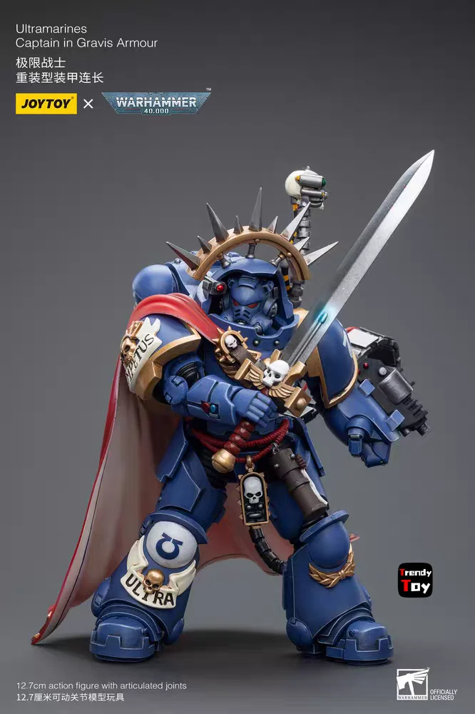 【Доставка в течение 24 часов】Фигурка JOYTOY Warhammer 40K Ultramarines Captain in Gravis Armour 1/18, игрушка-фигурка
【Доставка в течение 24 часов】Фигурка JOYTOY Warhammer 40K Ultramarines Captain in Gravis Armour 1/18, игрушка-фигурка