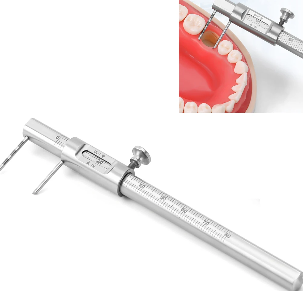 1pcs Dental Orthodontic Sliding Caliper 0-80mm Dentist Implant Measuring Gauge Double Scale Round Dentistry Tools
1pcs Dental Orthodontic Sliding Caliper 0-80mm Dentist Implant Measuring Gauge Double Scale Round Dentistry Tools
