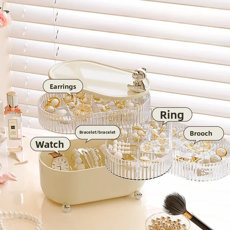 Large Capacity Multifunctional Rotating Storage Box, Accessory Storage Mechanism, Dressing Table and Makeup Tool Storage Box
Large Capacity Multifunctional Rotating Storage Box, Accessory Storage Mechanism, Dressing Table and Makeup Tool Storage Box