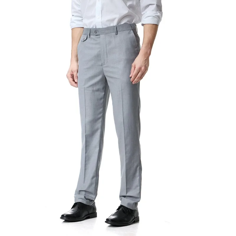 New Large Size Men's Business Casual Suit Pants Solid Color Adjustable Waist Straight Pants
New Large Size Men's Business Casual Suit Pants Solid Color Adjustable Waist Straight Pants