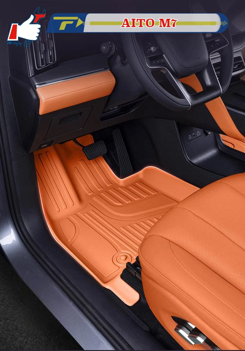 Left-hand Drive Car Floor Mat For AITO M7 2024 5-Seats Car Full-Surrounded Foot Mat Mat Floor Liner Floor Carpet Water-proof
Left-hand Drive Car Floor Mat For AITO M7 2024 5-Seats Car Full-Surrounded Foot Mat Mat Floor Liner Floor Carpet Water-proof