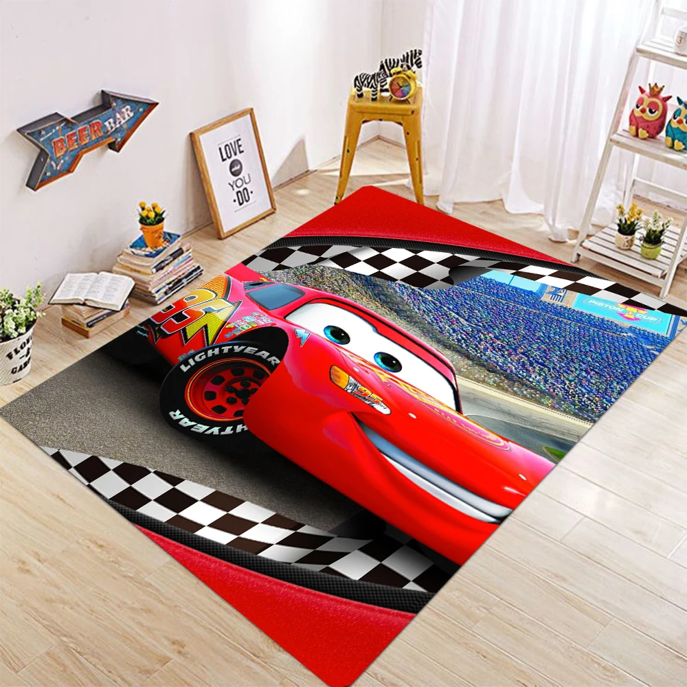 Молния Маккуин Скоростной гоночный автомобиль Гоночная трасса Клетчатый флаг Коврик Динамический красочный забавный декоративный нескользящий ковер Детская игровая комната
Молния Маккуин Скоростной гоночный автомобиль Гоночная трасса Клетчатый флаг Коврик Динамический красочный забавный декоративный нескользящий ковер Детская игровая комната