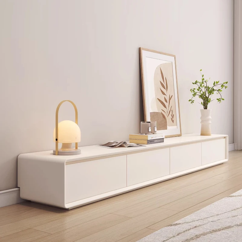 Cream wind floor TV cabinet modern simple small apartment solid wood living room TV cabinet coffee table
Cream wind floor TV cabinet modern simple small apartment solid wood living room TV cabinet coffee table