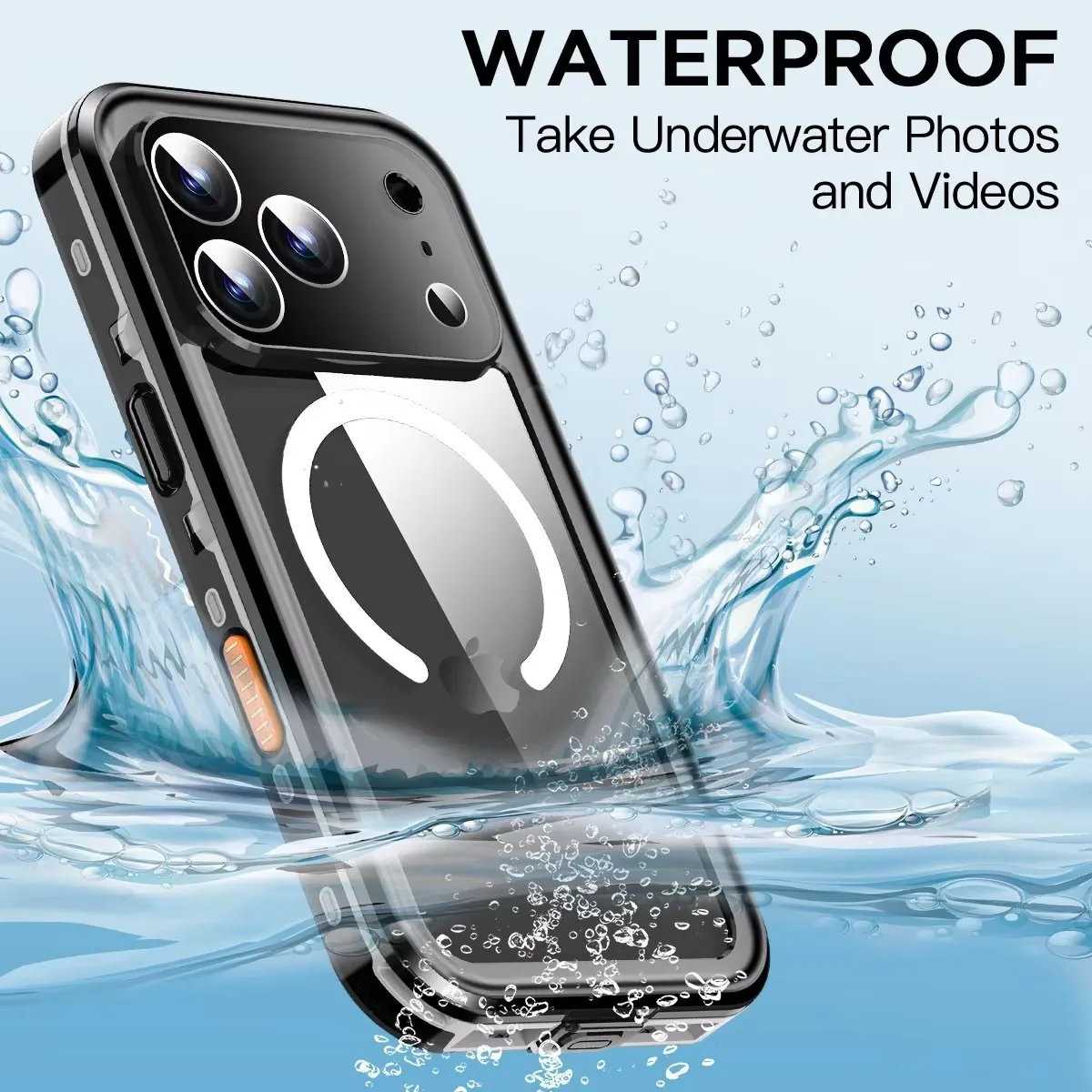 Водонепроницаемый прозрачный чехол IP68 для iPhone 17 Air 16e 16 15 14 Plus 13 Pro Max, магнитный противоударный чехол со встроенной защитной пленкой для экрана
Водонепроницаемый прозрачный чехол IP68 для iPhone 17 Air 16e 16 15 14 Plus 13 Pro Max, магнитный противоударный чехол со встроенной защитной пленкой для экрана