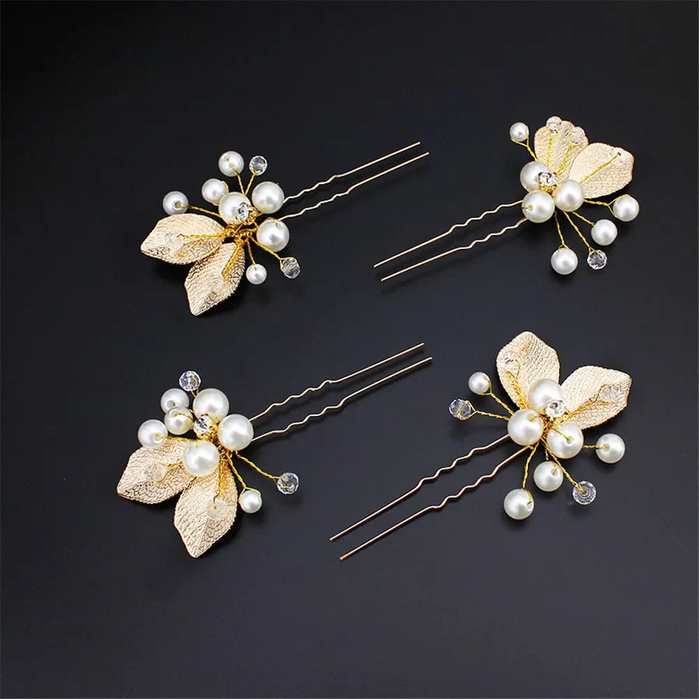 Gold Silver Rhinestone Wedding Party Hair Jewelry Crystal Hairpins Bridal Hair Accessories Pearl Leaf Hair Clips
Gold Silver Rhinestone Wedding Party Hair Jewelry Crystal Hairpins Bridal Hair Accessories Pearl Leaf Hair Clips