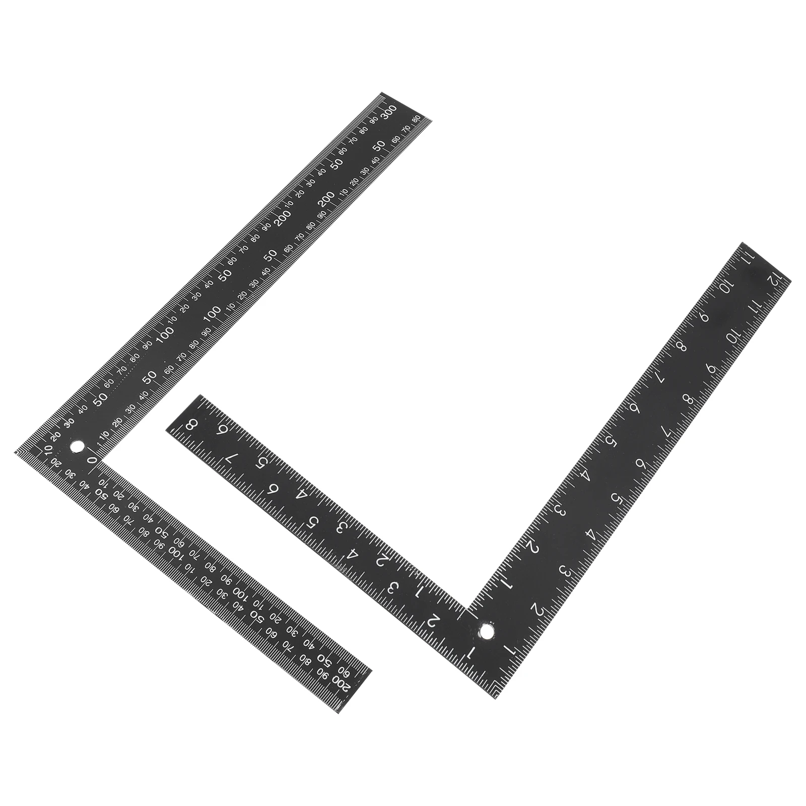 2pcs Metal Angle Ruler Steel Carpenter Square L-Shaped Woodworking Measuring Tool Durable Ergonomic Design Construction Factory
2pcs Metal Angle Ruler Steel Carpenter Square L-Shaped Woodworking Measuring Tool Durable Ergonomic Design Construction Factory