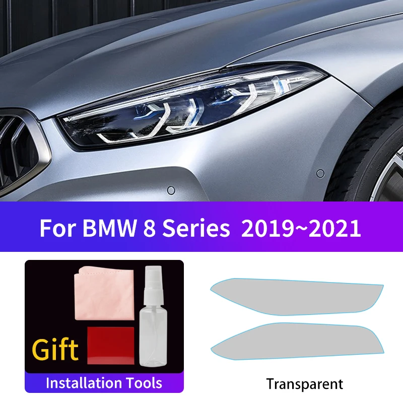 Suitable for BMW 8 Series 2019~2021 car headlight fog tail light film,Color changing film protective stickers
Suitable for BMW 8 Series 2019~2021 car headlight fog tail light film,Color changing film protective stickers