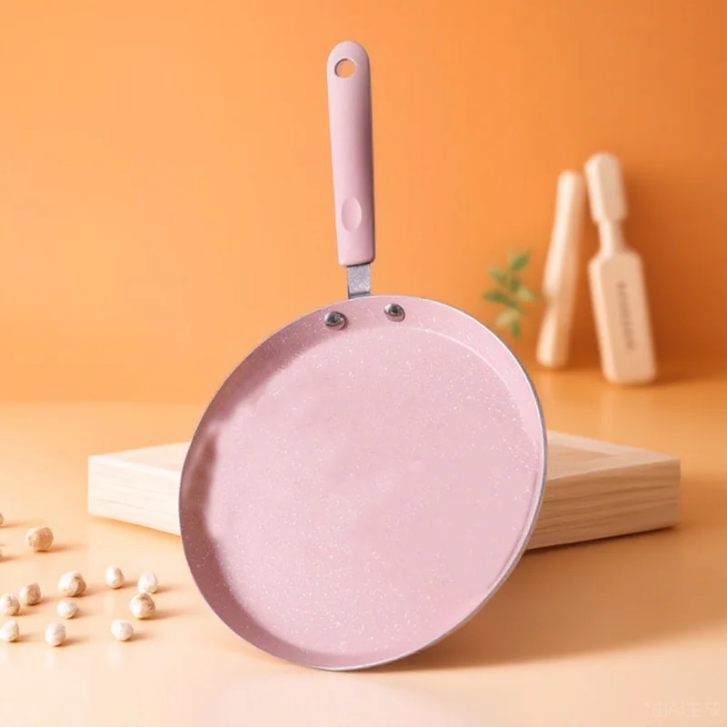 1pc Maifan Stone Non-Stick Frying Pan Aluminum Alloy Portable Steak Pan Heat Insulated Handle Cooking Utensil For Home
1pc Maifan Stone Non-Stick Frying Pan Aluminum Alloy Portable Steak Pan Heat Insulated Handle Cooking Utensil For Home