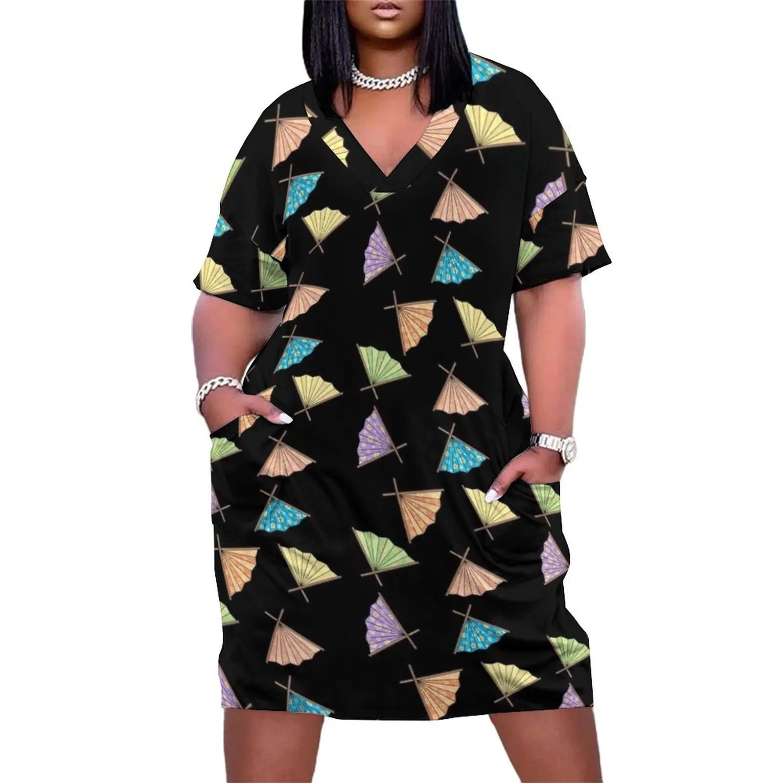 Rainbow Fan Pattern Loose Pocket Dress Aesthetic clothing Elegant gown summer dresses ladies 2025 wedding dresses for parties
Rainbow Fan Pattern Loose Pocket Dress Aesthetic clothing Elegant gown summer dresses ladies 2025 wedding dresses for parties