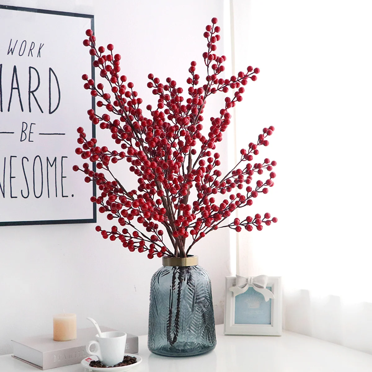 10 Pcs Christmas Simulation Berries Bouquet Twig Cutting Gift Decoration Artificial Flower Branches Office Tree Ornament Berry
10 Pcs Christmas Simulation Berries Bouquet Twig Cutting Gift Decoration Artificial Flower Branches Office Tree Ornament Berry
