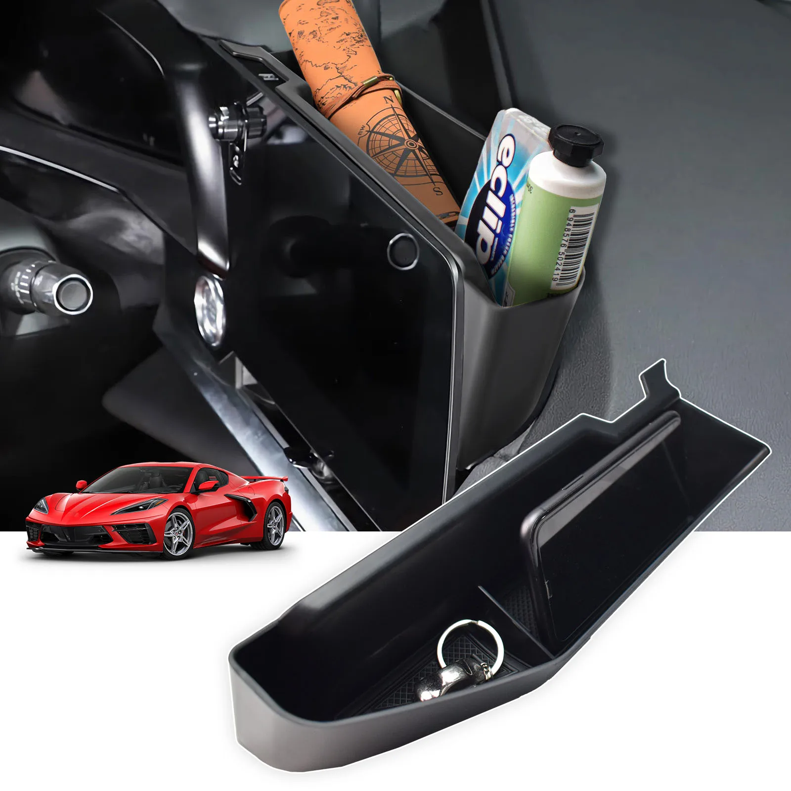 For Chevrolet Corvette C8 2020-2025 Center Console Organizer Navigation Screen Dashboard Storage Box Interior Dash Board Tray
For Chevrolet Corvette C8 2020-2025 Center Console Organizer Navigation Screen Dashboard Storage Box Interior Dash Board Tray