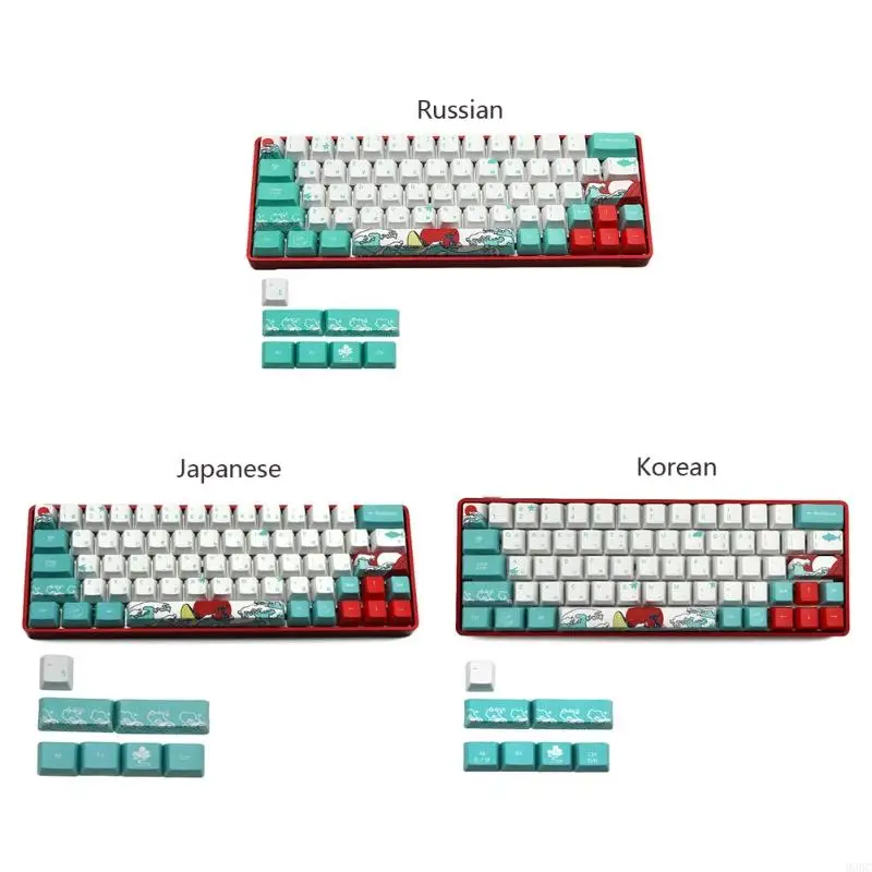 71 клавиши PBT Keycap Sea Coral Ukiyo-E Double-Shot OEM-профиль для 61/64/68/84/87
71 клавиши PBT Keycap Sea Coral Ukiyo-E Double-Shot OEM-профиль для 61/64/68/84/87