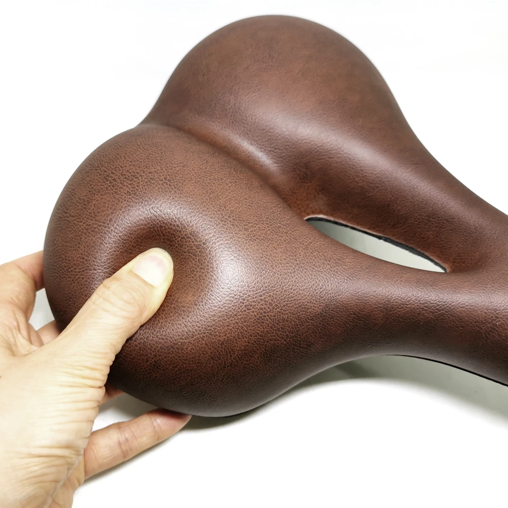 G582 PVC Leather Top Bicycle Seat Cushion Vintage Brown Comfortable Mountain Bike Saddle Hollow Riding Road Car Seat Cushion
G582 PVC Leather Top Bicycle Seat Cushion Vintage Brown Comfortable Mountain Bike Saddle Hollow Riding Road Car Seat Cushion