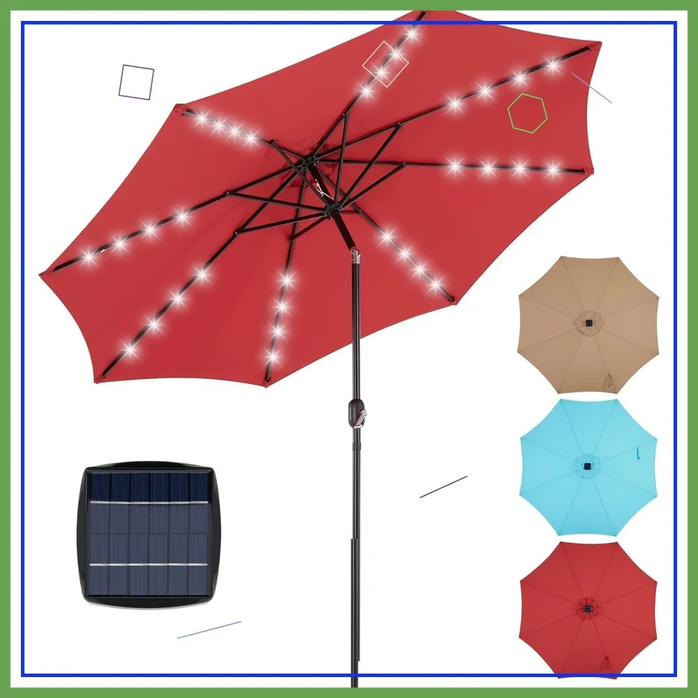 Солнечный зонт для патио длиной 10 футов с 32 светодиодными фонарями, поворотным рукояткой, водонепроницаемый для пляжа у бассейна на открытом воздухе
Солнечный зонт для патио длиной 10 футов с 32 светодиодными фонарями, поворотным рукояткой, водонепроницаемый для пляжа у бассейна на открытом воздухе
