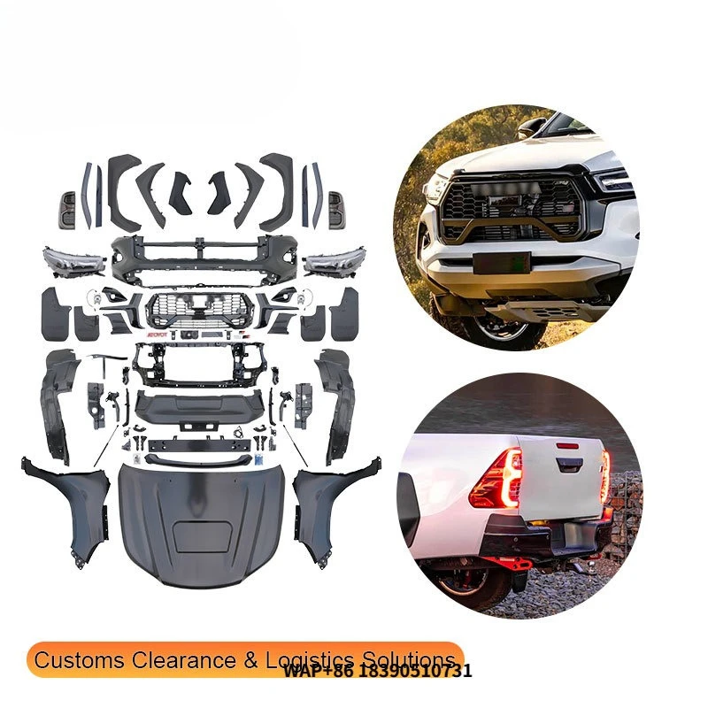 GUGO Hilux Upgrade Body Kit for Hilux Bodykit 2015 - 2024 Facelift Old to New GR Sport Style Front Bumper Grille Hood
GUGO Hilux Upgrade Body Kit for Hilux Bodykit 2015 - 2024 Facelift Old to New GR Sport Style Front Bumper Grille Hood