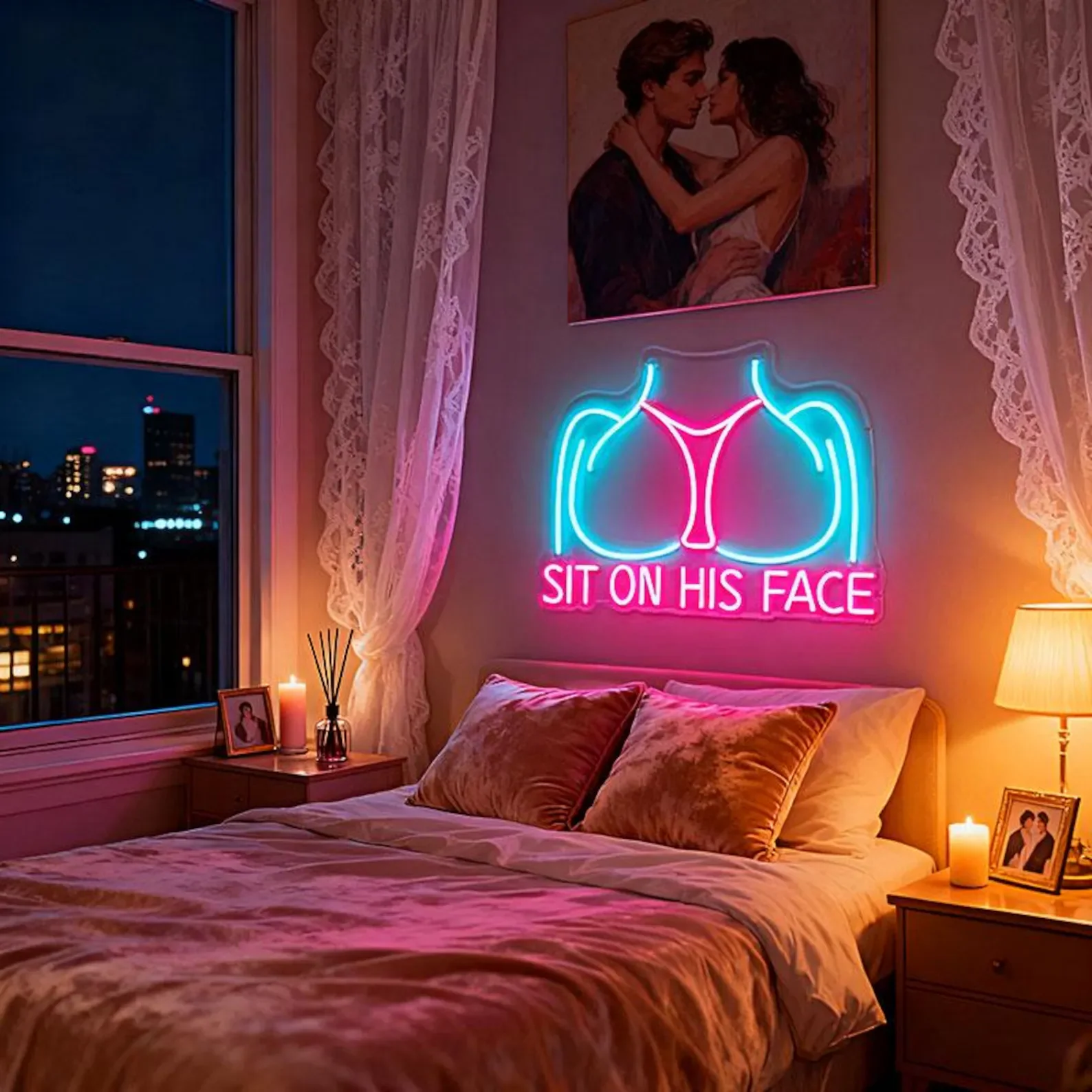 Sit On His Face Neon Sign, Smut Neon Sign, Woman Body Led Neon Light, Butt Neon Sign, Bikini Girl Led Light, Smut Lover Gift
Sit On His Face Neon Sign, Smut Neon Sign, Woman Body Led Neon Light, Butt Neon Sign, Bikini Girl Led Light, Smut Lover Gift