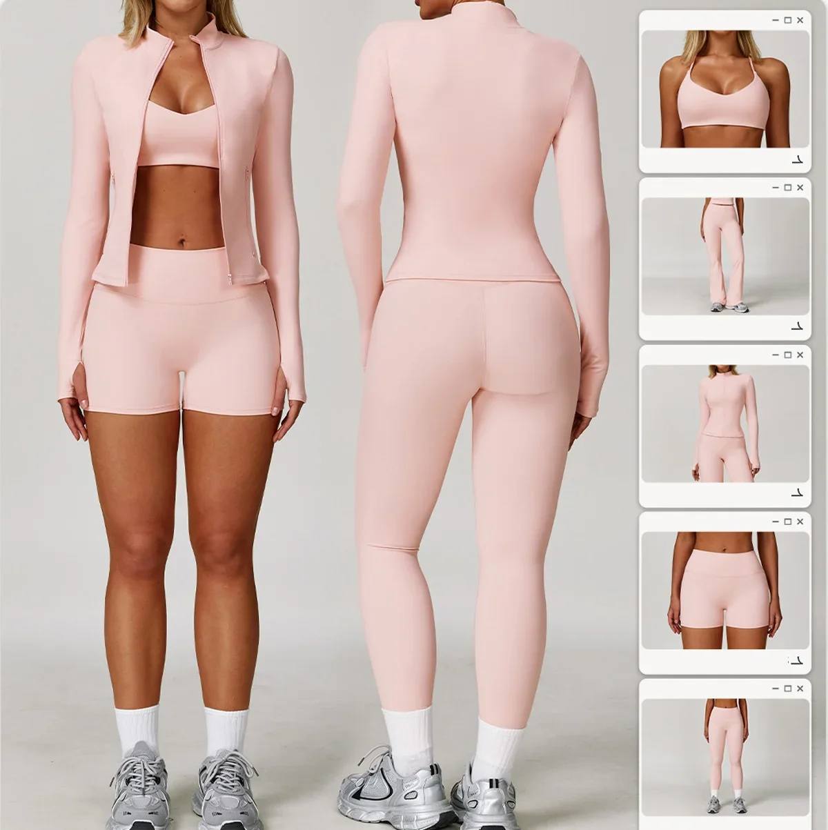 2/3PCS Yoga Suit Sports Set Women Quick-Drying Gym Set Fitness Tracksuit Running Workout Long Sleeve Sports Jacket Shorts Suit
2/3PCS Yoga Suit Sports Set Women Quick-Drying Gym Set Fitness Tracksuit Running Workout Long Sleeve Sports Jacket Shorts Suit