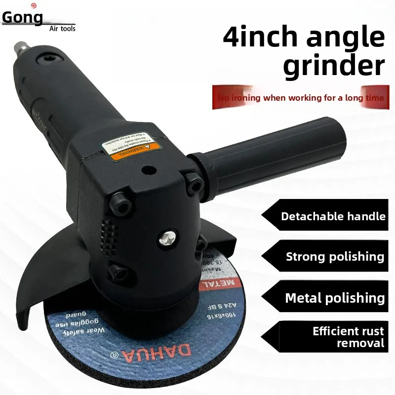 Co-Gong Pneumatic 4inch Grinder 100mm Grinding Wheel Polishing Machine Cutting Rust Removal Polishing Machine Multi-Function Angle Grinder
Co-Gong Pneumatic 4inch Grinder 100mm Grinding Wheel Polishing Machine Cutting Rust Removal Polishing Machine Multi-Function Angle Grinder