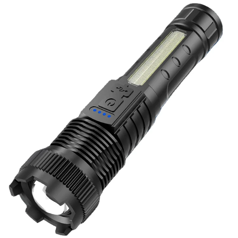 High Power 10000 Lumens LED Torch Light Super Bright XHP50 Tactical Waterproof Rechargeable Flashlight
High Power 10000 Lumens LED Torch Light Super Bright XHP50 Tactical Waterproof Rechargeable Flashlight