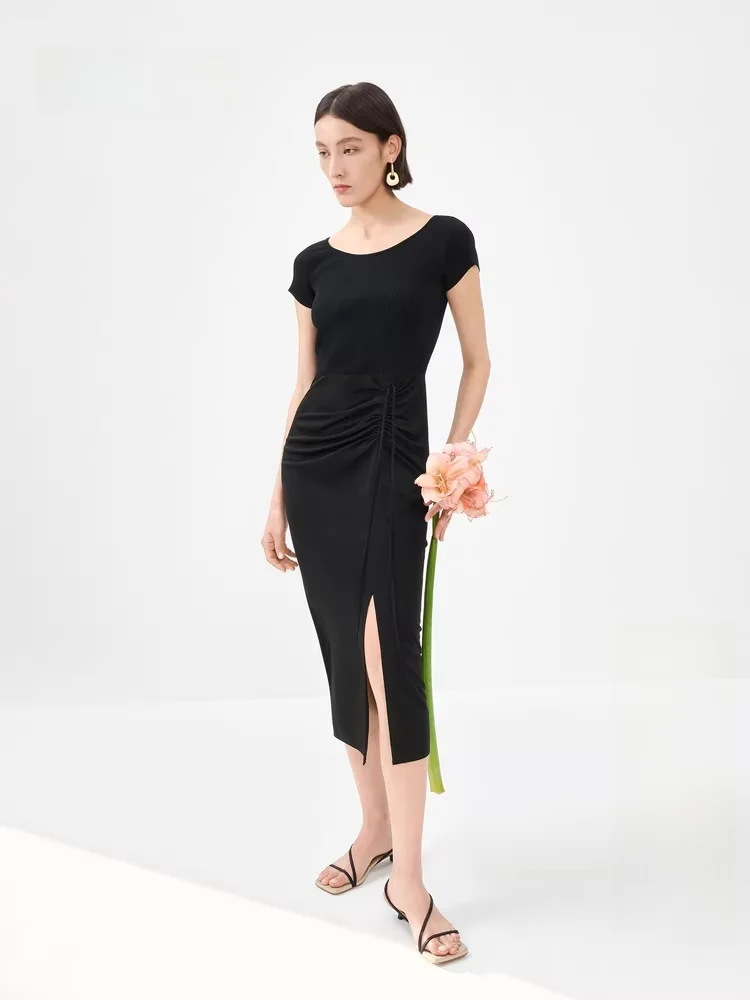 Женское платье Edition Splice ort Sve с завышенной талией, черное, с юбкой А-силуэта, облегающее, летнее, новинка, EBC2DRST6
Женское платье Edition Splice ort Sve с завышенной талией, черное, с юбкой А-силуэта, облегающее, летнее, новинка, EBC2DRST6