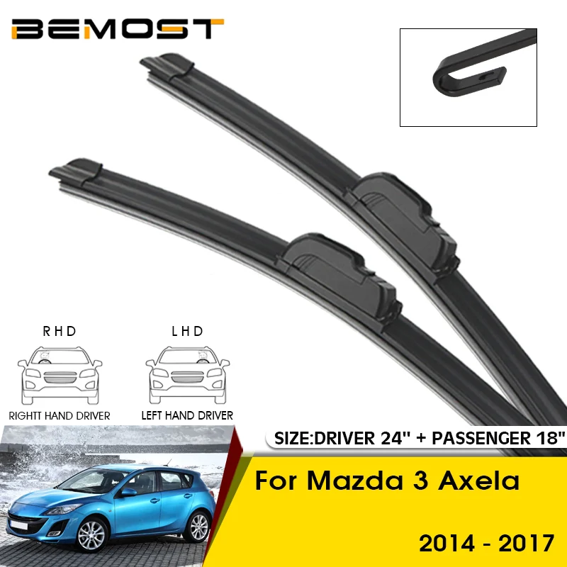 Car Wiper Blades For Mazda 3 Axela 2014 2015 2016 2017 Windshield Windscreen Front Window Blades 24"+18" Car Accessories
Car Wiper Blades For Mazda 3 Axela 2014 2015 2016 2017 Windshield Windscreen Front Window Blades 24"+18" Car Accessories