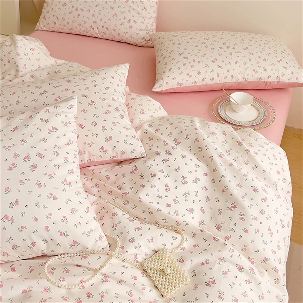 Duvet Cover Pastoral Style Quilt Cover 100% Cotton Comforter Cover Bedroom Decor housse de couette Soft Bed Cover No Pillowcase
Duvet Cover Pastoral Style Quilt Cover 100% Cotton Comforter Cover Bedroom Decor housse de couette Soft Bed Cover No Pillowcase