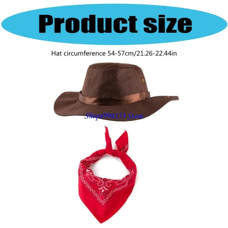 Q0KE Western Cowboy Costume Halloween Dressing up Props Cowboy Costume Accessories
Q0KE Western Cowboy Costume Halloween Dressing up Props Cowboy Costume Accessories