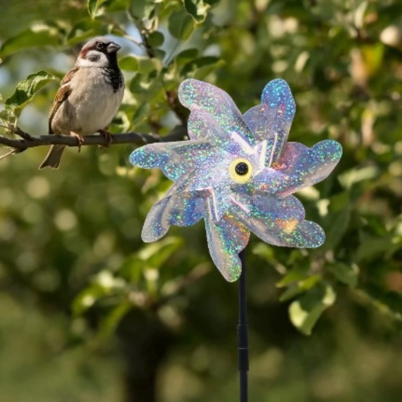 4/8 piece reflective rotating wind-powered decoration, radiation bird repelling wind turbine, suitable for gardens and patios
4/8 piece reflective rotating wind-powered decoration, radiation bird repelling wind turbine, suitable for gardens and patios