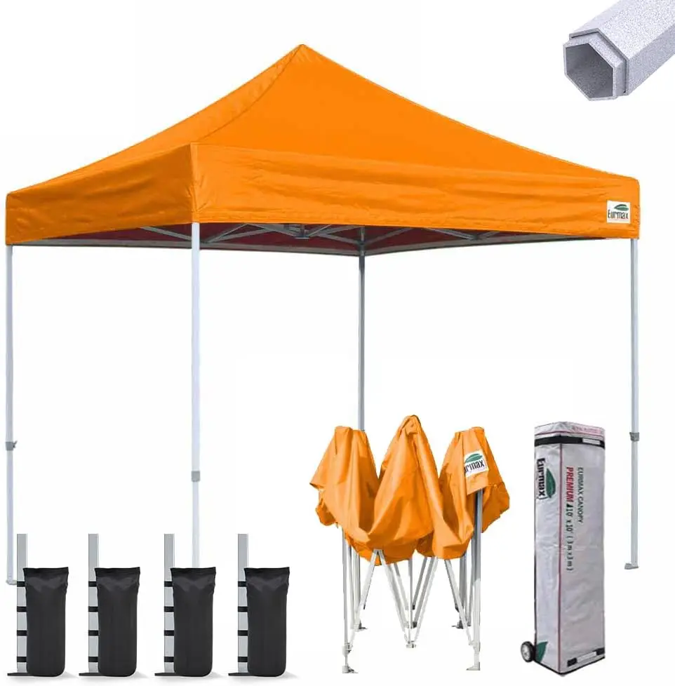 USA Premium 10'x10' Pop up Canopy Tent Commercial Instant Canopies Shelter with Heavy Duty Wheeled Carry Bag Bonus 4 Sand Bags (
USA Premium 10'x10' Pop up Canopy Tent Commercial Instant Canopies Shelter with Heavy Duty Wheeled Carry Bag Bonus 4 Sand Bags (