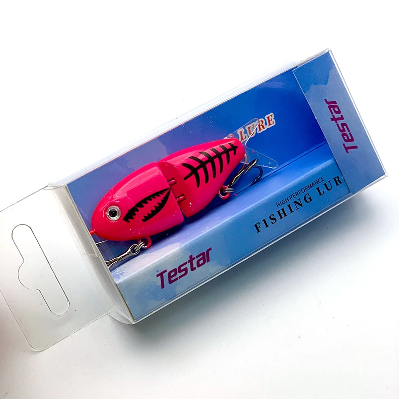 60mm 6.5g Testar Slow Sinking Pencil Swimbait Two Joints Pencil Wobbles Bait Material for Bass Trout Fishing Lures
60mm 6.5g Testar Slow Sinking Pencil Swimbait Two Joints Pencil Wobbles Bait Material for Bass Trout Fishing Lures
