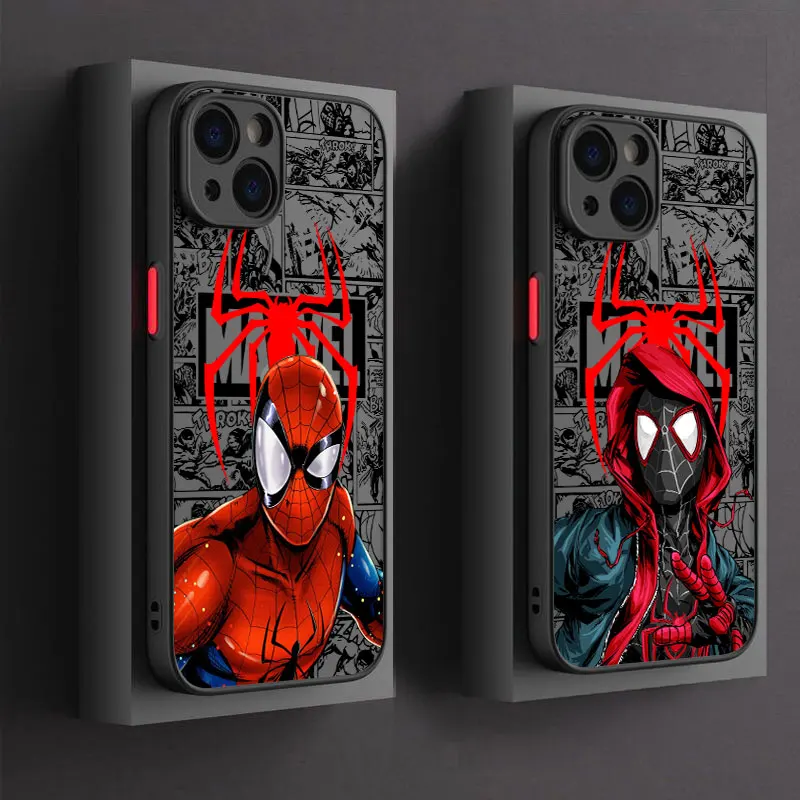 Spider Man Marvel Phone Case For iPhone 17 16 15 Pro Max Case 14 13 12 11 Pro Max 16e 17e Air Mini XS XR 8 Plus Shockproof Cover
Spider Man Marvel Phone Case For iPhone 17 16 15 Pro Max Case 14 13 12 11 Pro Max 16e 17e Air Mini XS XR 8 Plus Shockproof Cover
