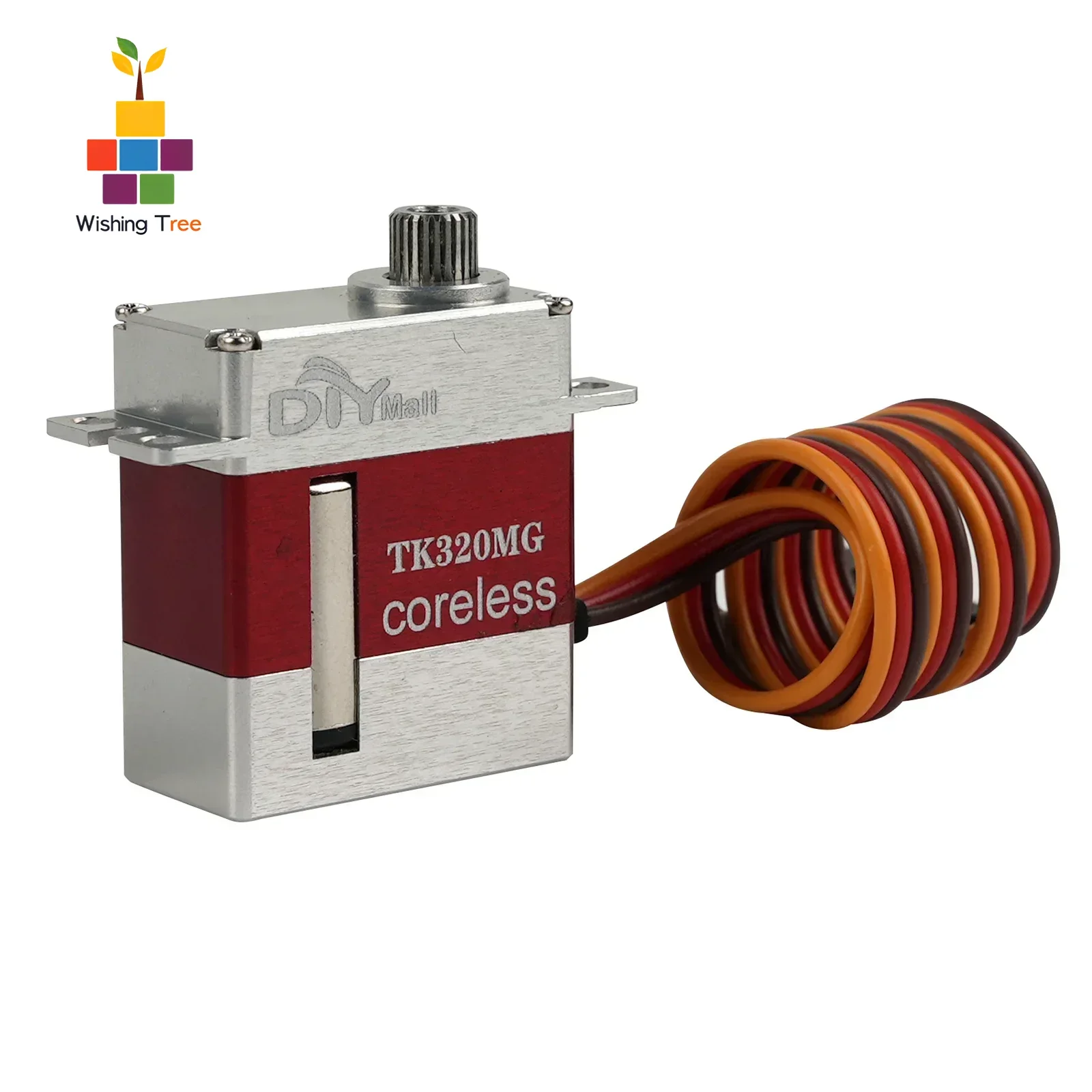 TK-320MG 20 г микроцифровой сервопривод 180/270/360 ° Двигатель без сердечника с металлической шестерней 8,4 В для робота/дрона своими руками
TK-320MG 20 г микроцифровой сервопривод 180/270/360 ° Двигатель без сердечника с металлической шестерней 8,4 В для робота/дрона своими руками