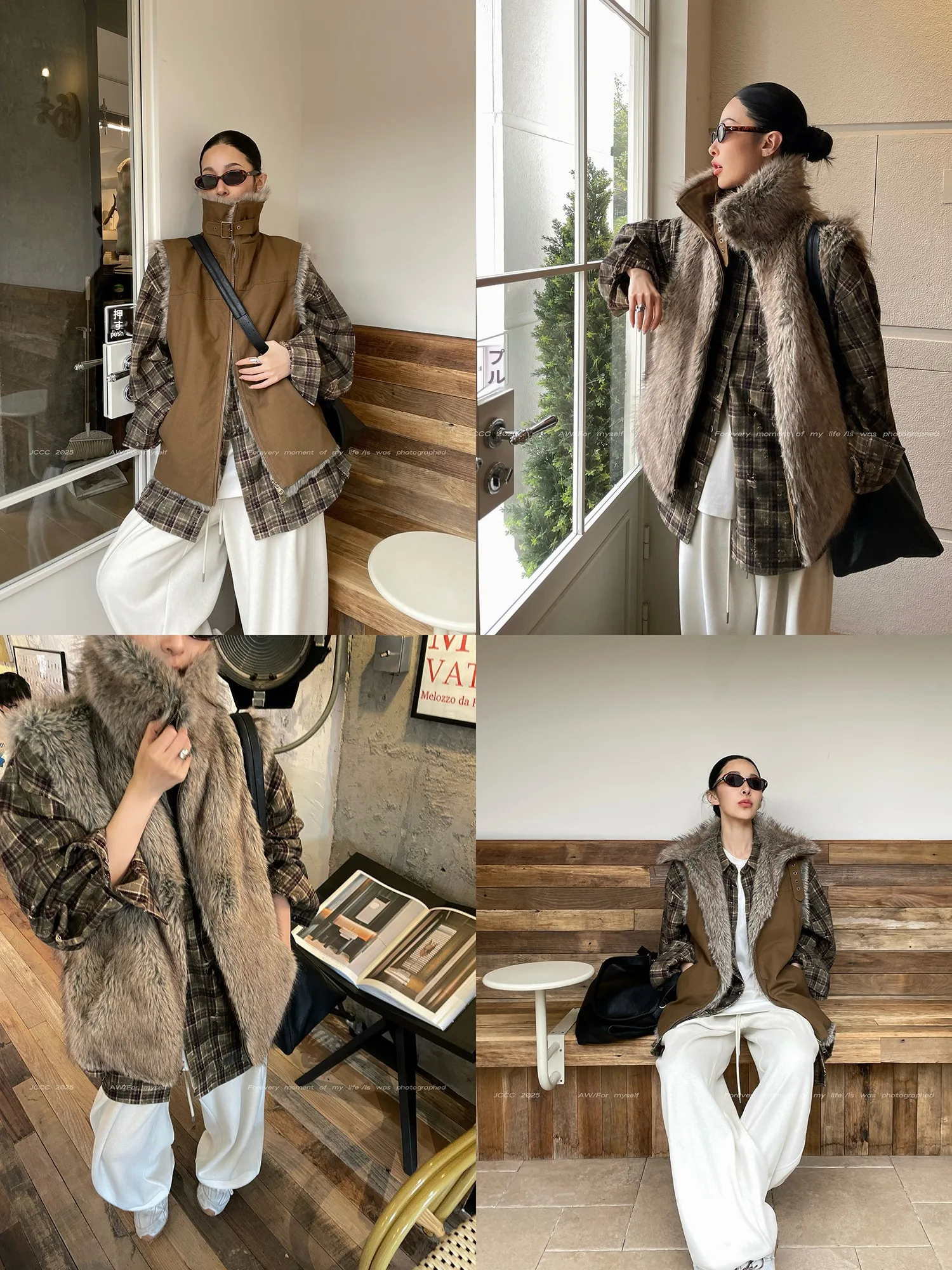 JCCC Double-Sided Fashionable Brownish Yellow Plush Warm Vest Top Retro Stylish Cotton Long Sleeve Women's Knitted Sweater
JCCC Double-Sided Fashionable Brownish Yellow Plush Warm Vest Top Retro Stylish Cotton Long Sleeve Women's Knitted Sweater