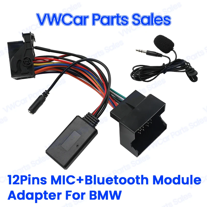 Car Bluetooth 5.0 AUX Adapter Microphone Handsfree For BMW E60 E63 E64 E61 E80 E81 E82 12Pins Cable Adapter Plug and Play
Car Bluetooth 5.0 AUX Adapter Microphone Handsfree For BMW E60 E63 E64 E61 E80 E81 E82 12Pins Cable Adapter Plug and Play
