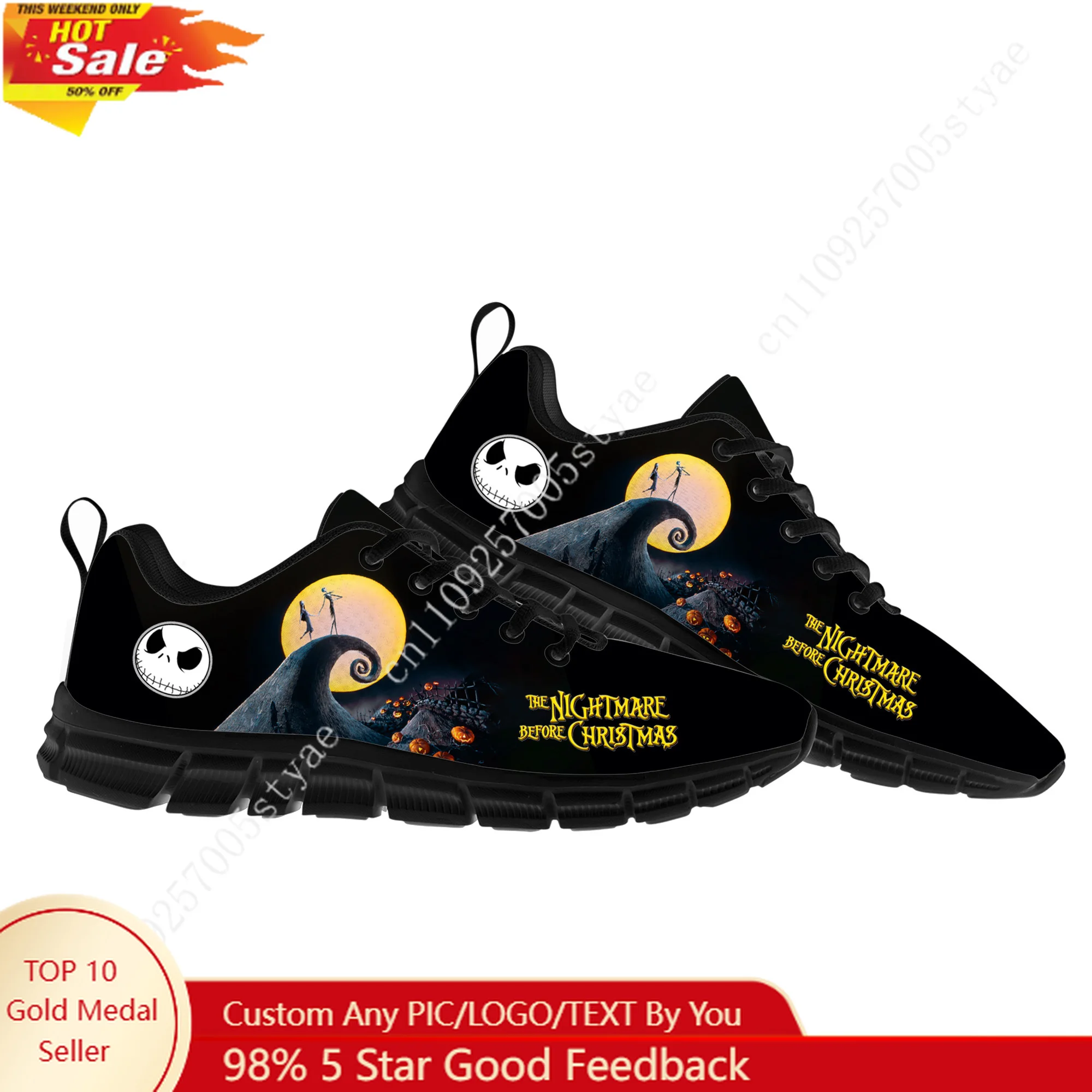 Спортивная обувь Disney The Nightmare Before Christmas, мужская и женская повседневная легкая обувь для бега
Спортивная обувь Disney The Nightmare Before Christmas, мужская и женская повседневная легкая обувь для бега