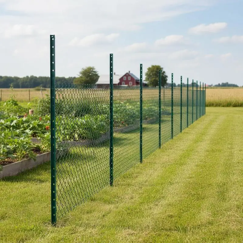 7 Feet Fence Post, 10 Pack U-Channel Heavy Duty Metal Fence Posts, Sturdy Steel Fence Stakes for Garden Yard, Lawn, Farms and Outdoor Wire Fencing, Green
7 Feet Fence Post, 10 Pack U-Channel Heavy Duty Metal Fence Posts, Sturdy Steel Fence Stakes for Garden Yard, Lawn, Farms and Outdoor Wire Fencing, Green
