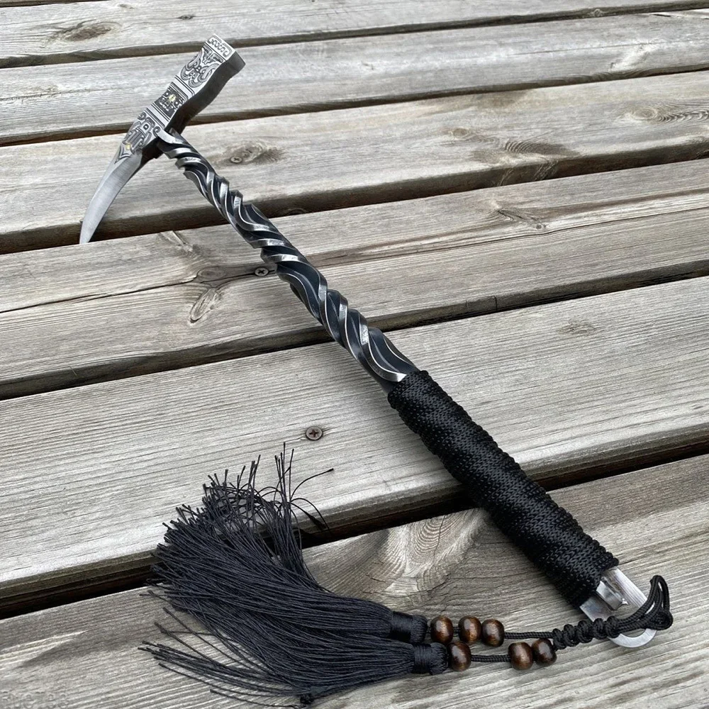 40cm Wild Hammer Hand Forged Integrated Hammer Multifunctional Tool Camping Hand Hammer Gardening Tools Equipment
40cm Wild Hammer Hand Forged Integrated Hammer Multifunctional Tool Camping Hand Hammer Gardening Tools Equipment