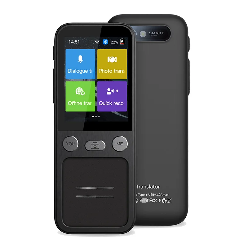 2.4inch Touch Screen Translator Real-time Smart Voice Photo Translator 138 languages Translation Portable Offline Tradutor
2.4inch Touch Screen Translator Real-time Smart Voice Photo Translator 138 languages Translation Portable Offline Tradutor