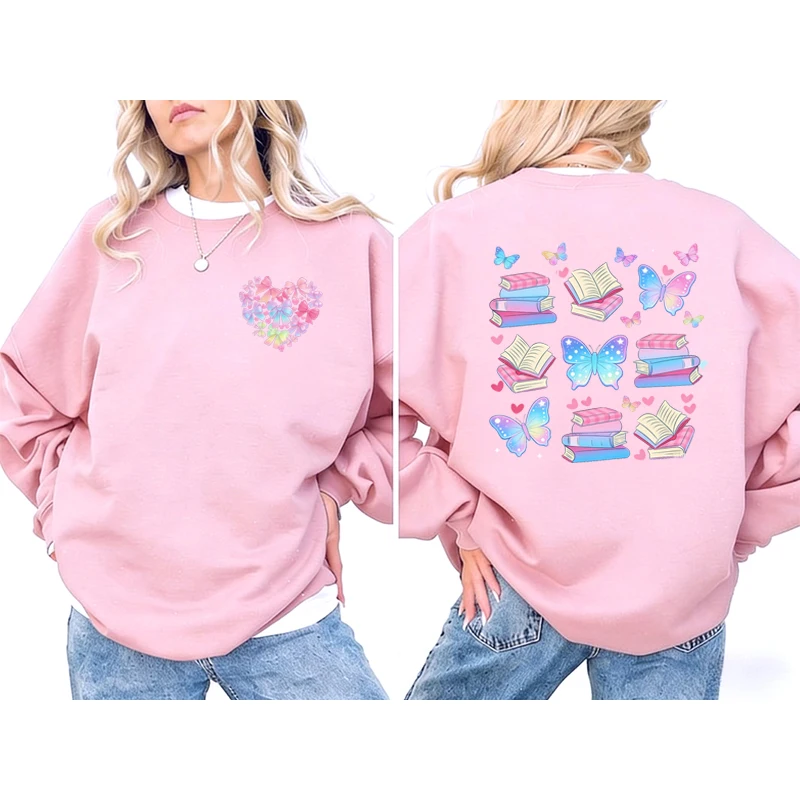 Y2K Sweater Funny Book Bow Tie Fresh and Sweet Women Pullover Cartoon Sweatshirt Butterfly Gradient Ramp Sweatshirt Jumper
Y2K Sweater Funny Book Bow Tie Fresh and Sweet Women Pullover Cartoon Sweatshirt Butterfly Gradient Ramp Sweatshirt Jumper